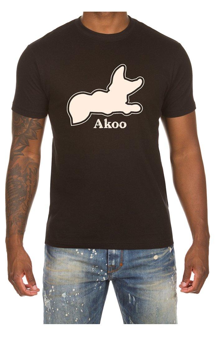 AKOO Men's Seafoam Snobby Short Sleeve Tee - Black - BLACK